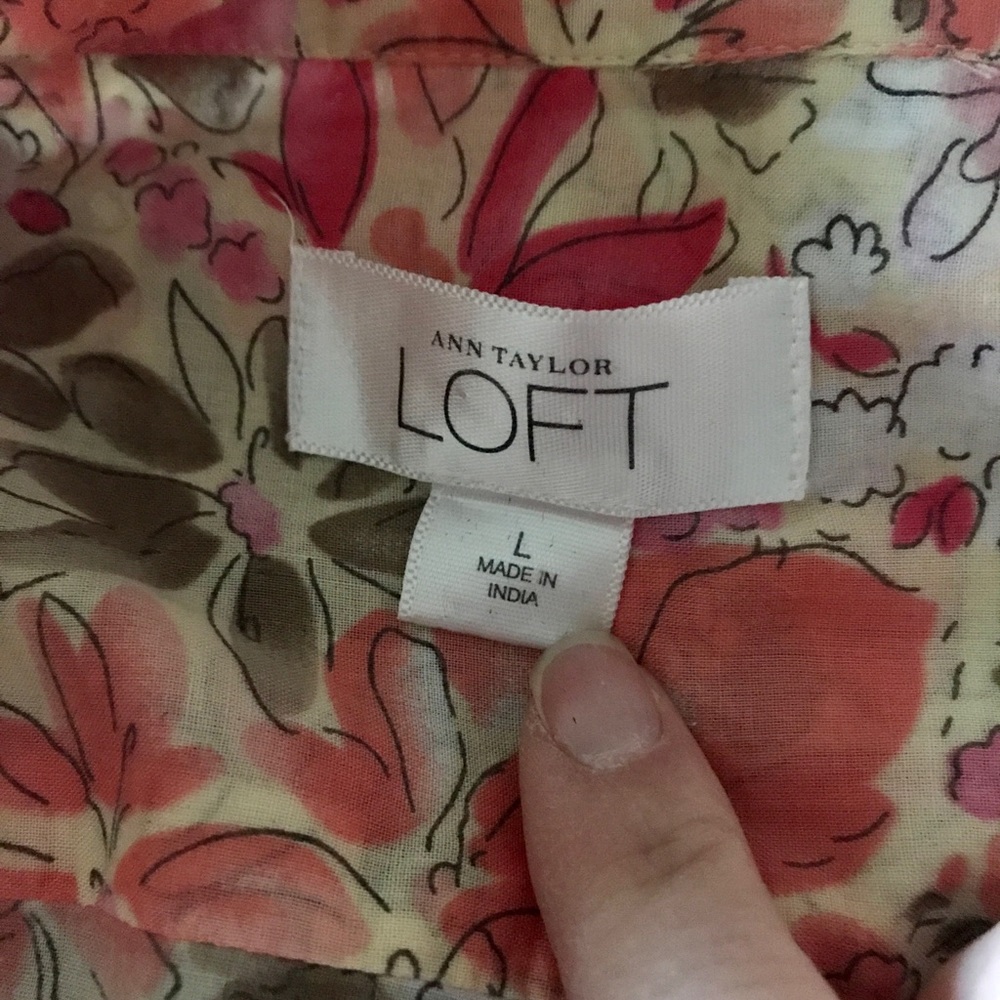 Loft Spring Floral Blouse - Picture 5 of 7